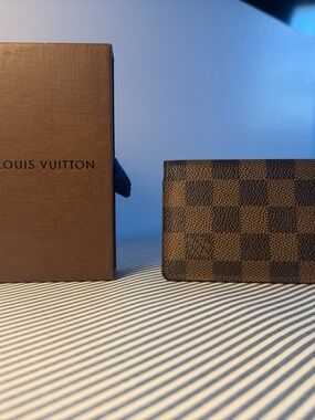 Louis Vuitton Brown Damier Canvas Slim Card Sleeve